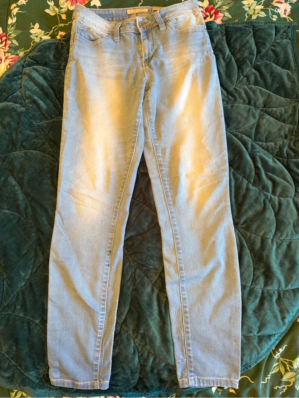 YMI Light Wash Skinny Jeans - Pale Blue